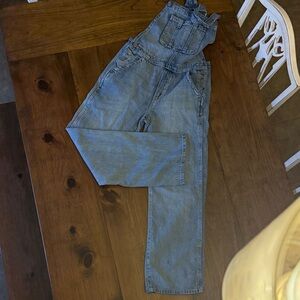 GAP Women's Sky Blue Denim Overalls